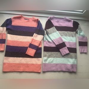 2 girls sweater dresses sz 5/6